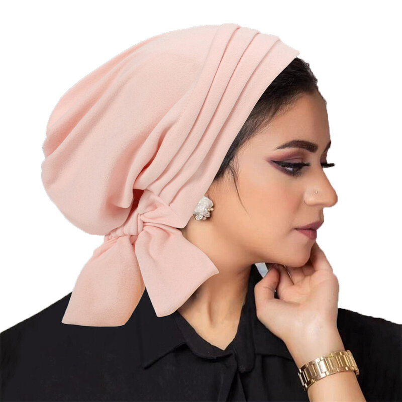مسلمة قبل تعادل الحجاب للنساء ، غطاء محرك السيارة الإسلامي ، مطوي كشكش عمامة ، غطاء الرأس الكيميائي ، قبعة فقدان الشعر ، وشاح أغطية الرأس السرطان