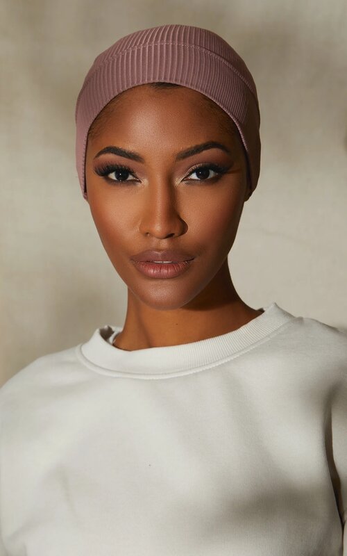 قبعات حجاب داخلية مصنوعة من القطن الصلب المضلع غطاء عمامة إسلامي قابل للتمدد قبعة غطاء رأس للسيدات عقال عمامة 2023