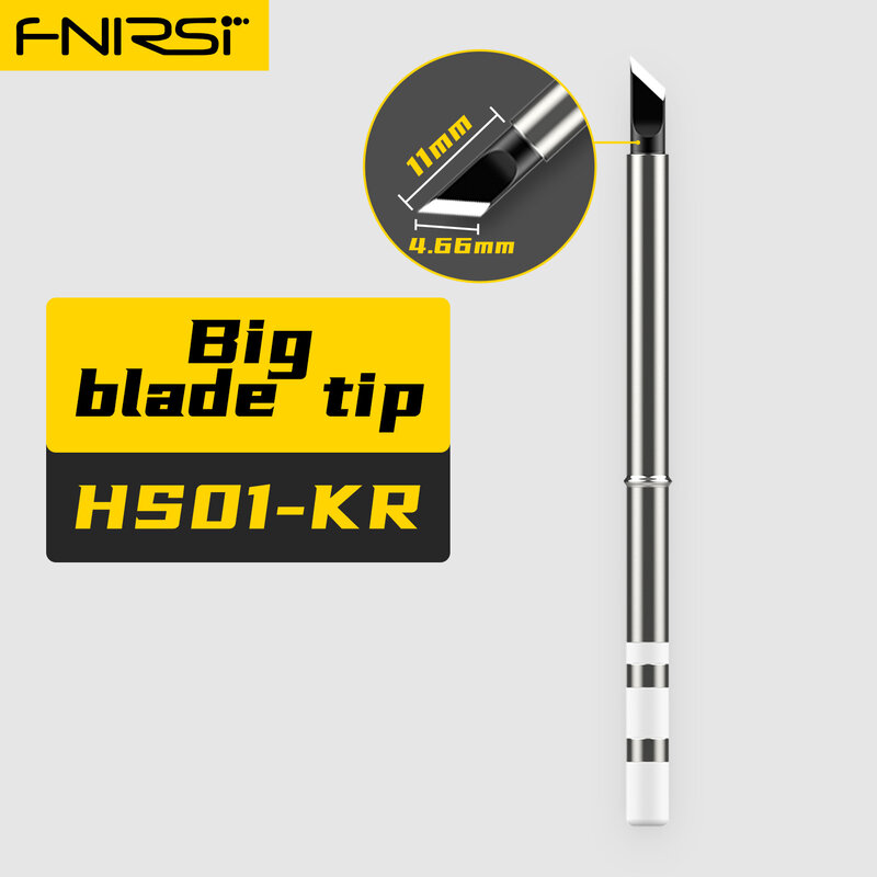 FNIRSI HS-01 لحام الحديد تلميح HS01-BC2 B2 ILS KR K65 BC3 نوع التدفئة الداخلية الرصاص محطة لحام مجانية عدة