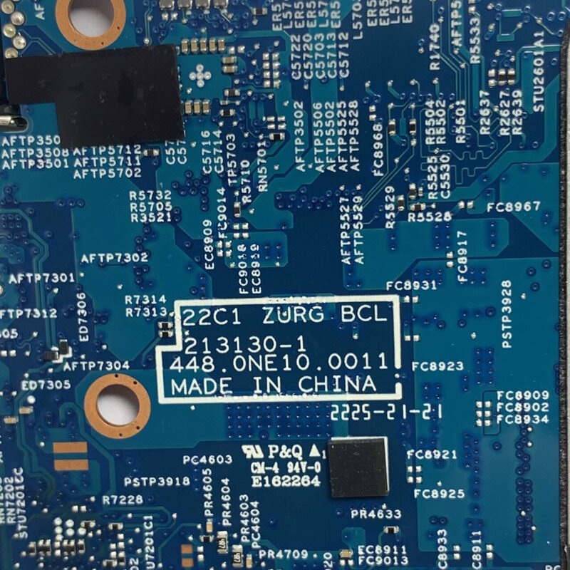 اللوحة الأم للكمبيوتر المحمول لحصان ، 448.0NE10. لوحة رئيسية لحصان 13-BE ، من-1 ، جودة عالية W/ AMD Ryzen 7 5825U CPU ، اختبار يعمل بشكل جيد