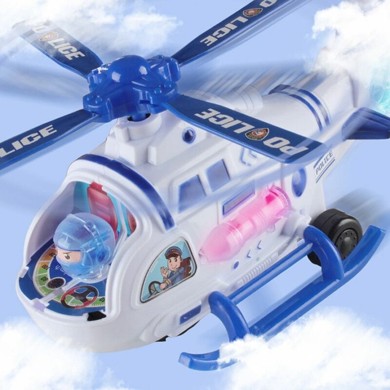 ألعاب هليكوبتر مع ضوء مضيء ، شفرة بلاستيكية مرنة ، مروحة قيادة أوتوماتيكية ، مكونات إلكترونية