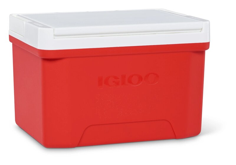 مبرد صدر جليدي كوارت لاجونا 9 كوارت ، أحمر ، 13 × 9 × 8 بوصة