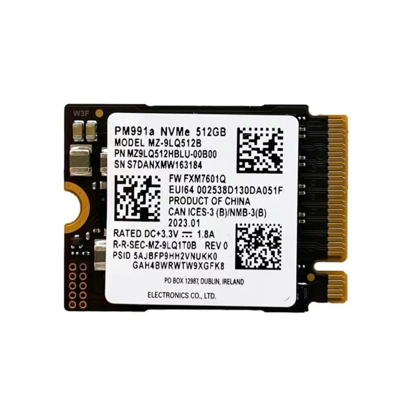 توسيع NVME SSD محمول باليد لسيارة smm991a ، GB ، M.2 ، محرك أقراص الحالة الصلبة ، PCIE3.0x4