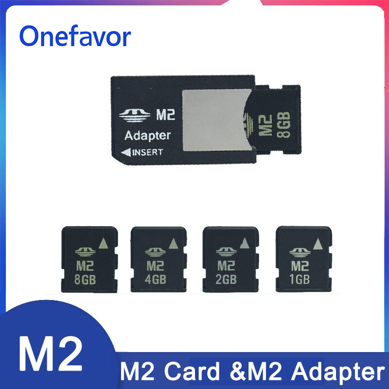 ميكرو ميموري ستيك مع محول ، M2 Card ، Pro Duo ، MS Pro Duo ، 512MB ، 1GB ، 2GB ، 4GB ، 8GB