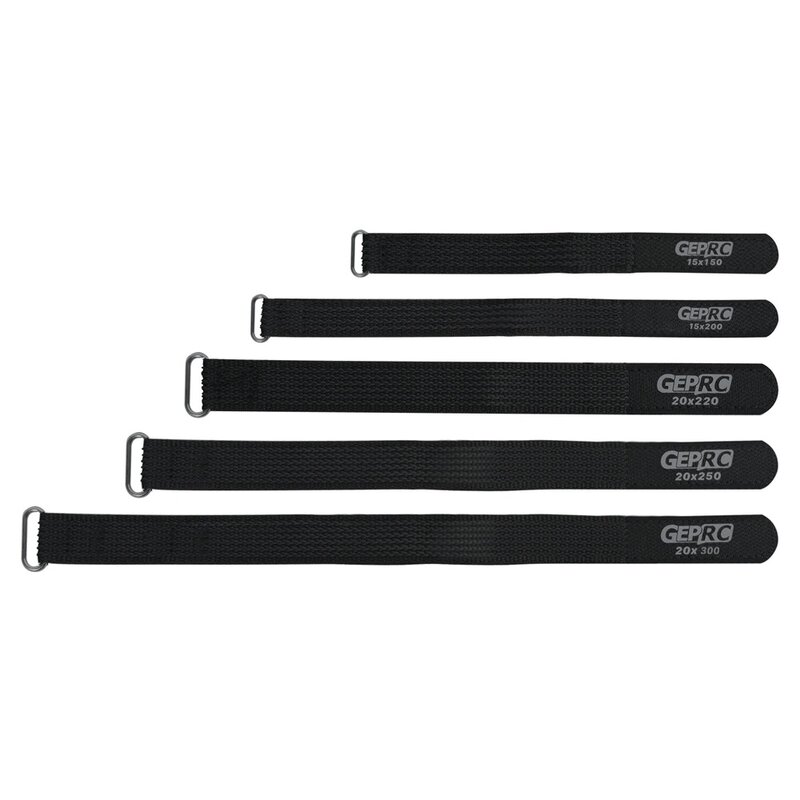 GEPRC بطارية حزام أسود 5 قطعة 15x15 0/15x20 0/20x22 0/20x25 0/20x300 ملليمتر