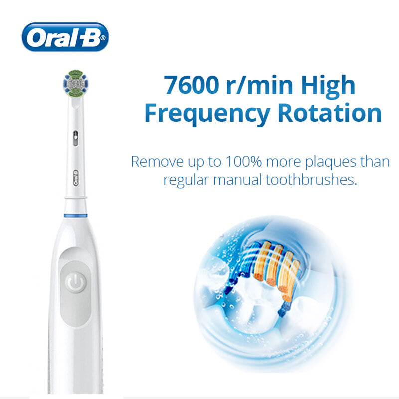 فرشاة أسنان كهربائية عن طريق الفم برؤوس بديلة إضافية ، تدوير ، تنظيف ، فرشاة أسنان للبالغين ، DB5010