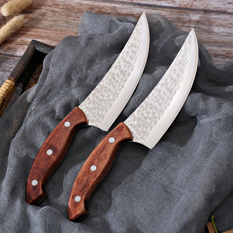 2 أنواع سكين نزع العظم 6 بوصة الفولاذ المقاوم للصدأ سكين صيد التكتيكية الألفية سكين صيد الشيف سكين الجزار اللحوم الساطور