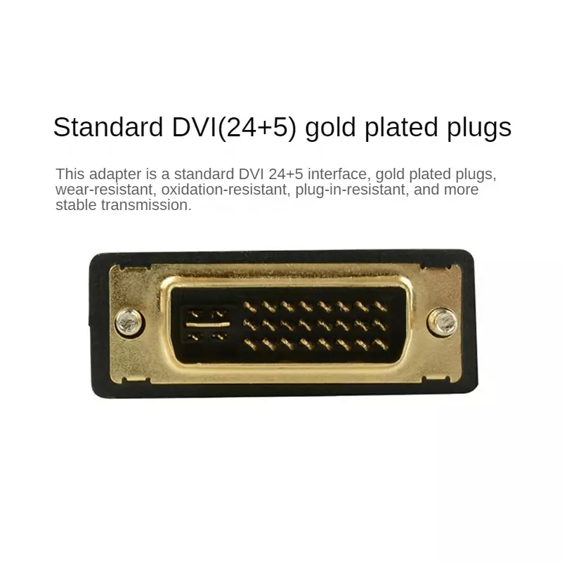 DVI 24 + 5 إلى محول الكابلات مطلي التوصيل ذكر إلى أنثى HDMI-متوافق مع DVI محول الكابل 1080P ل HDTV العارض مراقب