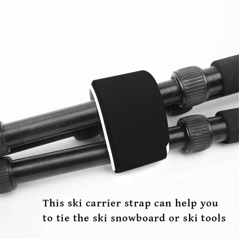 أداة حزام حامل التزلج ، شريط ربط إيفا ، لوح تزلج قابل للتعديل ، حزام ربط ، أسود ، زوج واحد