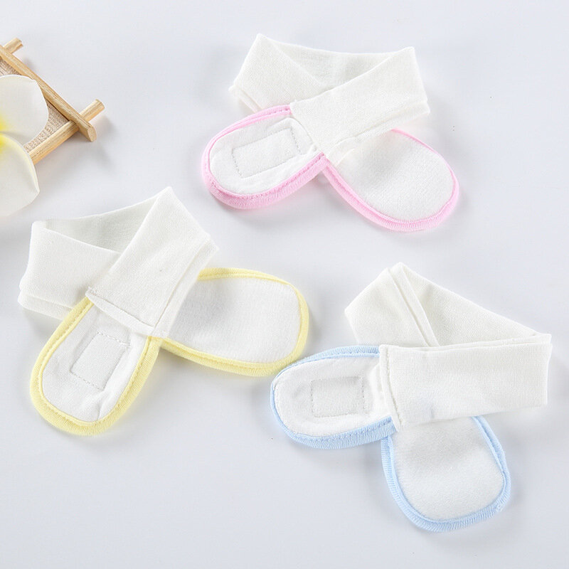 حزام لحفاضات الأطفال حديثي الولادة حزام مشبك من القطن بحفاضات الأطفال مصنوع من الكرتون شريط سحري للأطفال حزام ثابت 0-1 سنة