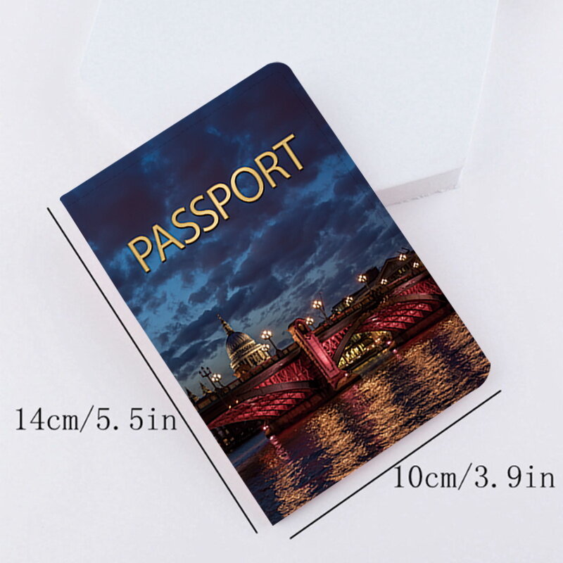 جواز سفر كم Cred-بطاقة حامل بطاقات التعريف الشخصية غطاء حامي آمن بولي Leather جلد جواز سفر آمن حافظة عرض نمط مقاوم للماء يغطي