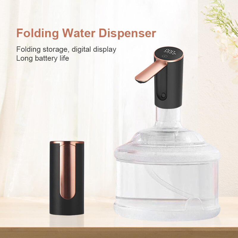 مضخة مياه كهربائية منزلية أتوماتيكية مزودة بوصلة USB لموزع شحن زجاجة جالون مفتاح لضخ المياه