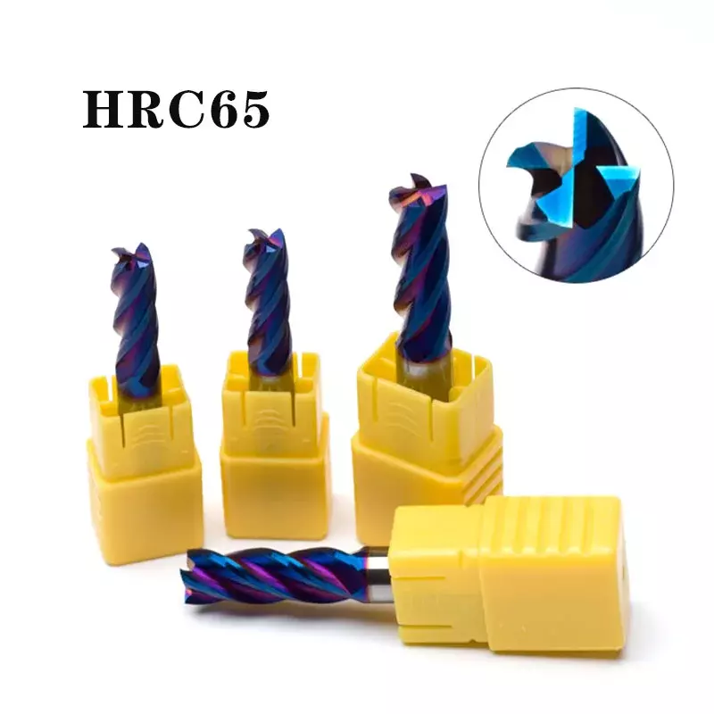 4 المزامير HRC65 HRC68 كربيد نهاية مطحنة سبيكة كربيد طحن التنغستن الصلب طحن القاطع endmill أدوات القطع باستخدام الحاسب الآلي ل SUS