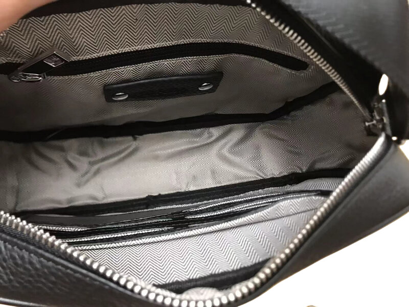 حقيبة مربعة من جلد العجل ، حقيبة مكياج