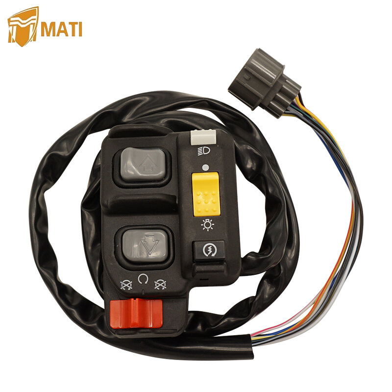مفتاح التحكم في المقود للاستبدال ، التحول الكهربائي ، بدء ووقف المصباح ، هوندا ATV TRX350FE ، TRX350TE ، 35020-HN5-A10