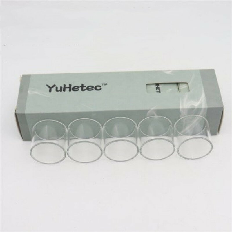 5 قطعة YUHETEC استبدال أنبوب زجاج مسطح ل Innokin آريس MTL هيئة الطرق والمواصلات 5 مللي (TPD 2 مللي) آريس 2 D22 2 مللي D24 4 مللي الزجاج