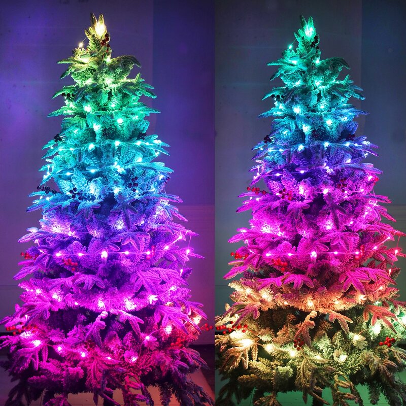 شريط عيد الميلاد ضوء سلسلة جارلاند ، زخرفة شجرة ، عطلة الإضاءة ، ديكور الزفاف ، 5 متر ، 10 متر
