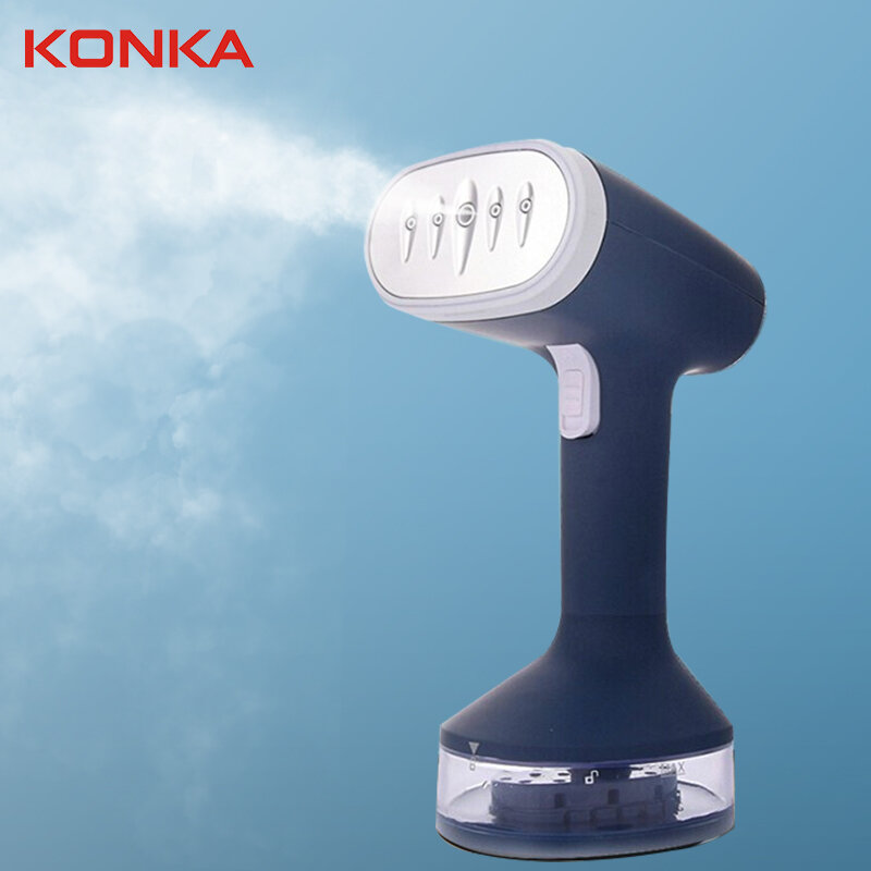 KONKA آلة تنظيف الملابس بالبخار المحمولة الكي المحمولة للملابس المنزل السفر 15 ثانية سريع الحرارة 140 مللي
