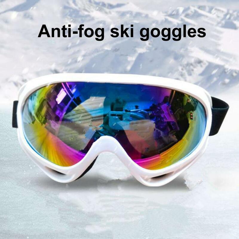 نظارات التزلج مع سطح المرآة للرجال والنساء ، نظارات قسط ، تصميم مكافحة الضباب ، مقاومة للصدمات ، نظارات على الجليد