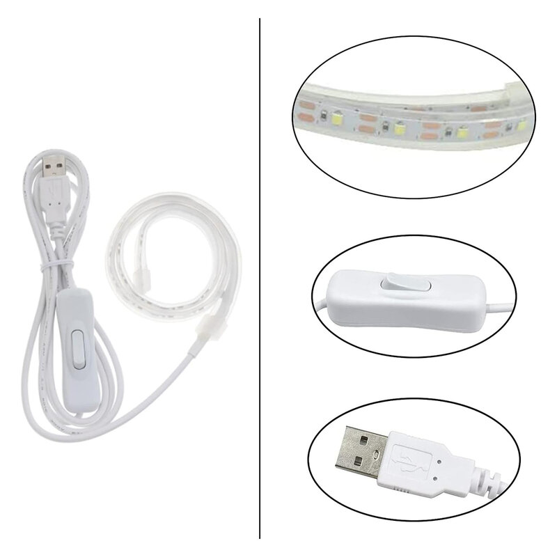 شريط إضاءة LED فلوت ساكس ، جهاز اختبار ساكسفون ، مصباح فلوت ، نوع قابس USB ، ملحقات الآلات
