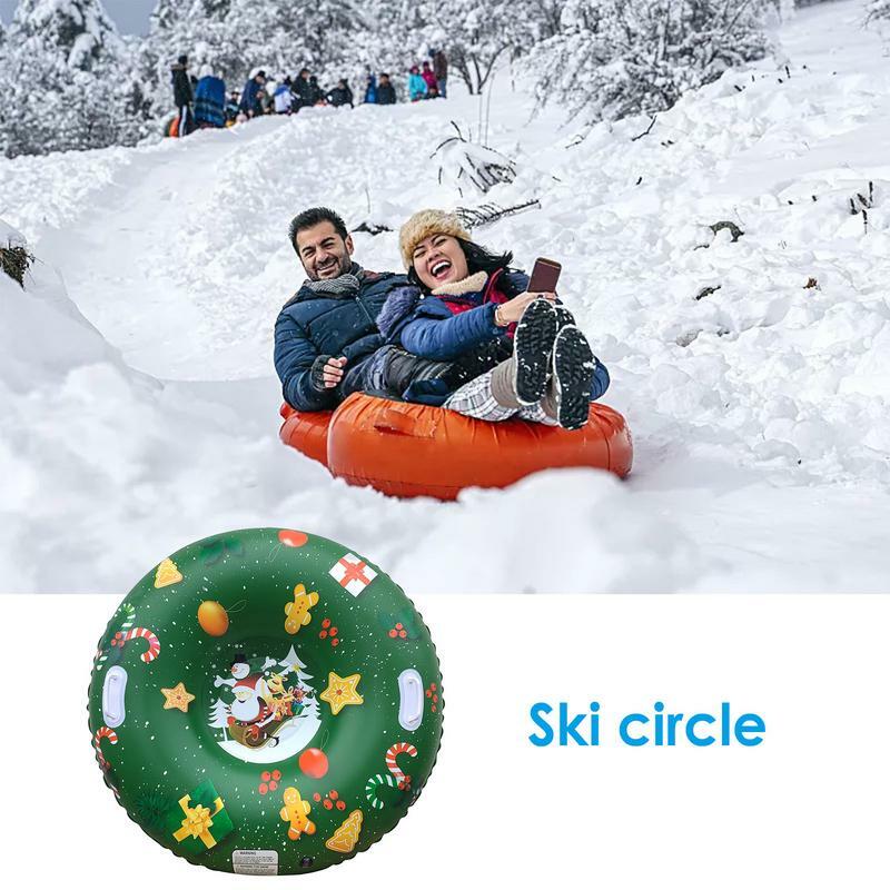 في الهواء الطلق أنبوب الثلج نفخ أنبوب التزلج ، أنبوب التزلج للرجال والكبار والأطفال ، عيد الميلاد ، 42 بوصة