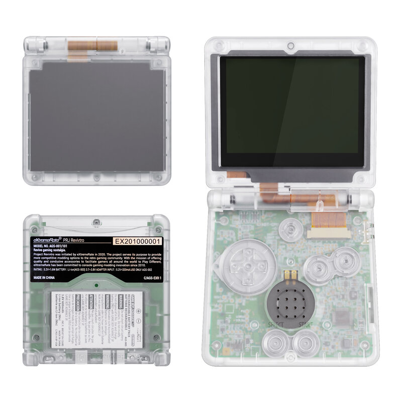 المتطرفة IPS جاهزة ترقية واضحة مخصصة استبدال الإسكان شل ل Gameboy مقدما SP لكل من IPS وشاشة LCD القياسية
