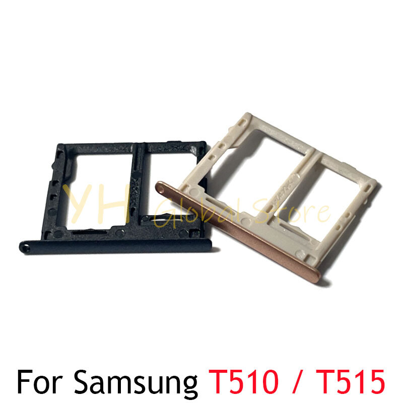 قطع غيار إصلاح فتحة بطاقة Sim ، علامة التبويب Samsung Galaxy ، T510 ، T515