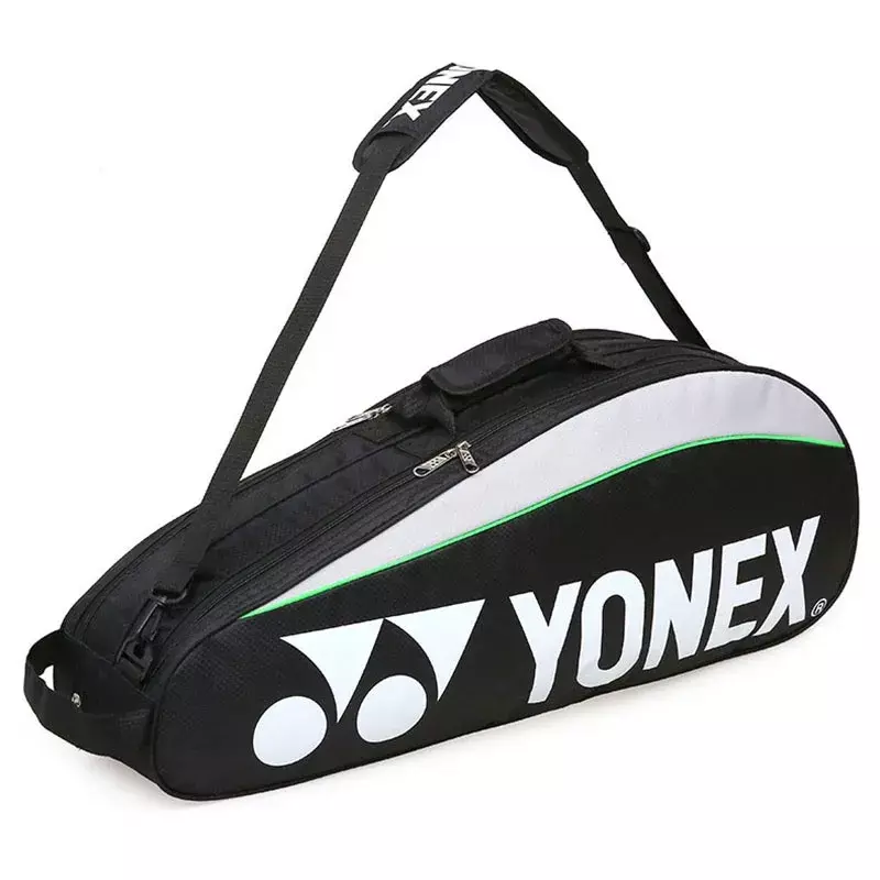 YONEX-الأصلي الريشة حقيبة مع مقصورة الأحذية للرجال والنساء ، الريشة حقيبة رياضية ، ماكس 3 مضارب ، 9332 حقيبة