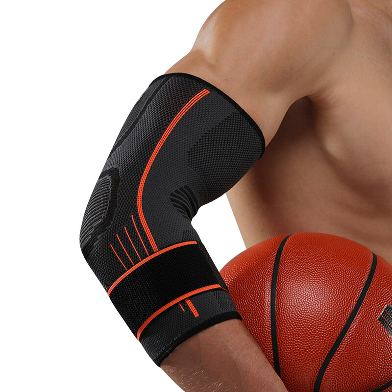 1 قطعة دعامة المرفق الرياضي قابل للتعديل كم ضغط ذراع دعم مع حزام لالتهاب الأوتار التهاب المفاصل ، التهاب الجراب ، لتخفيف الآلام