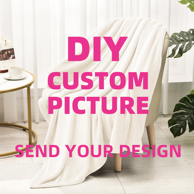 بطانية فانيل مخصصة سهلة الاستخدام ، مفارش صور ناعمة ودائمة ، تصميم أريكة وسرير ، ملاءة سرير ، هدية