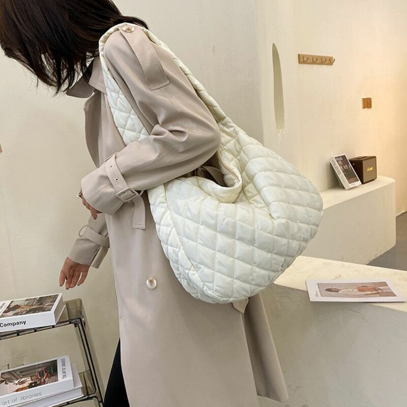 بيضاء عادية تنوعا شعرية نمط التنقل سعة كبيرة حمل الحقائب حقيبة يد المرأة حقيبة الكتف رسول حقيبة