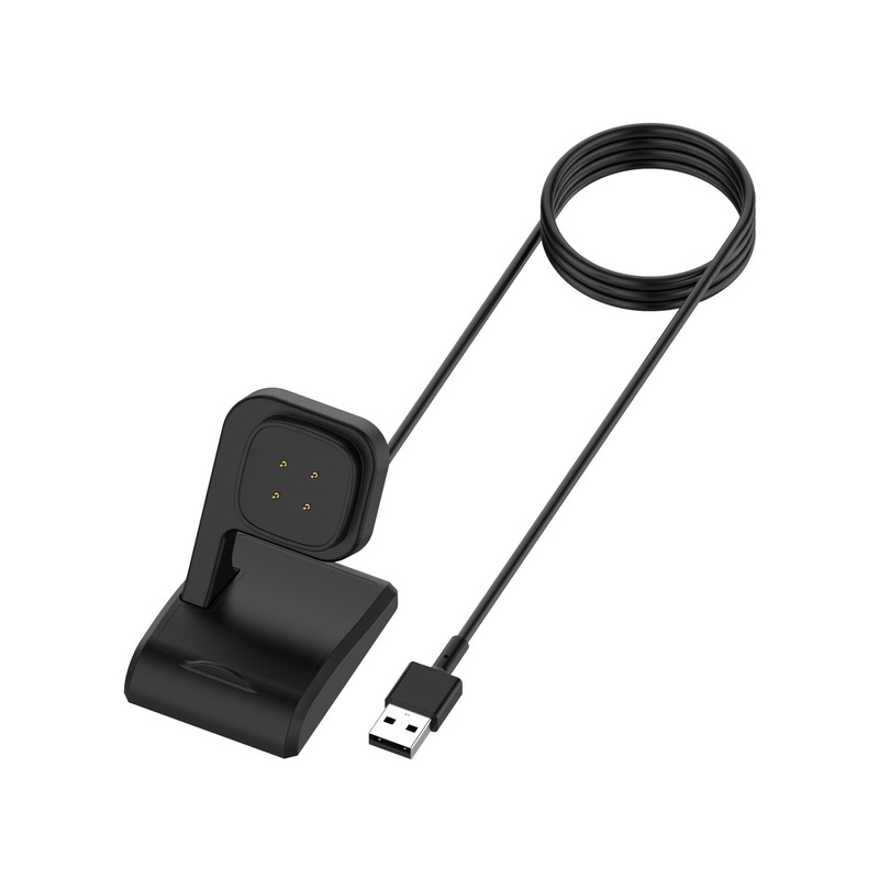 جهاز شحن ل Fitbit فيرسا 3/تحسس ساعة ذكية كابل الشاحن USB شحن البيانات مهد ل Fitbit تحسس شاحن حامل TSLM1