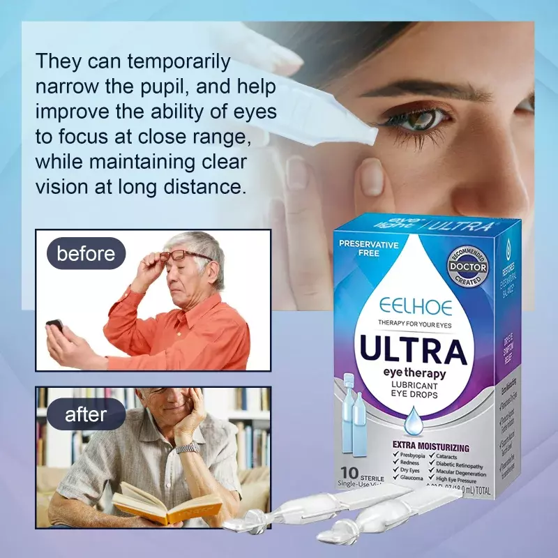 قطرة العين تحسين حماية البصر تخفيف التعب العين الجافة حكة احمرار عدم وضوح الرؤية عدم الراحة ترطيب الرعاية الحل