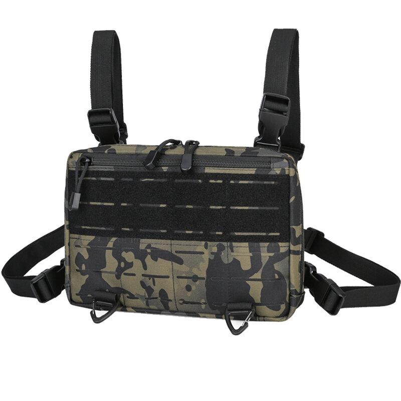 الليزر التكتيكية حقيبة صدر للرجال الرجال وظيفية حقيبة صدر بقاء الجيش كامو مول نظام عدة حقيبة الظهر قاطرة ظهره X423 + A