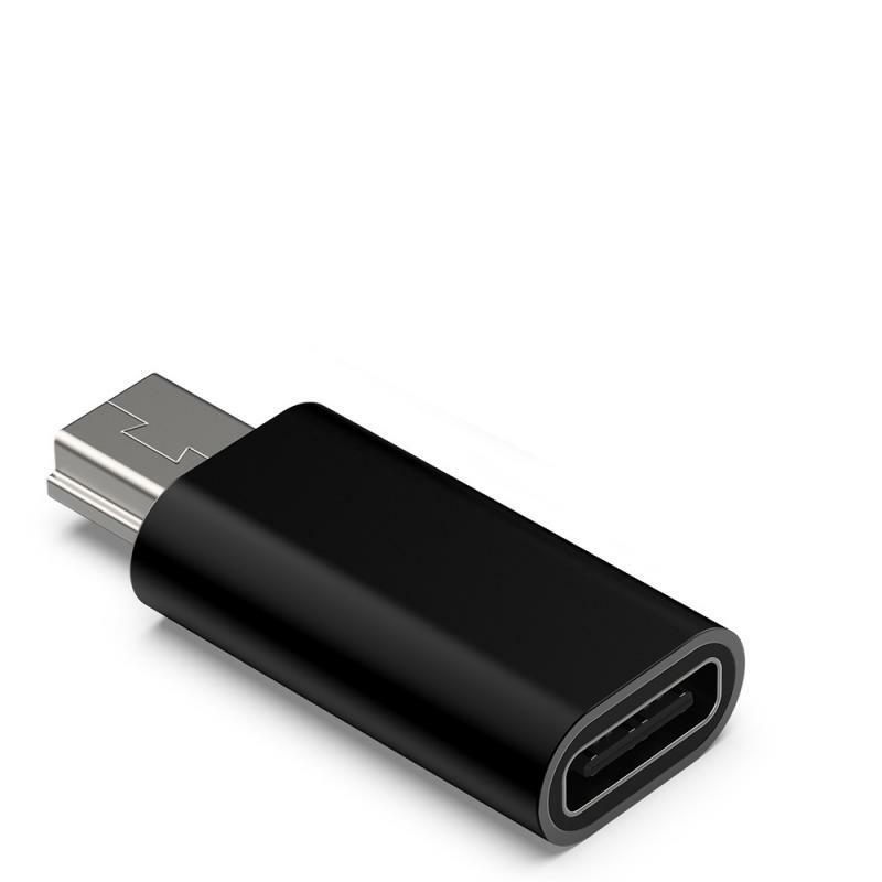 USB صغير إلى محول نوع C ، 5 دبوس ذكر ، USB صغير إلى أنثى ، موصل نقل البيانات ل MP3 ، كاميرا ، الكمبيوتر ، 1-7 قطعة