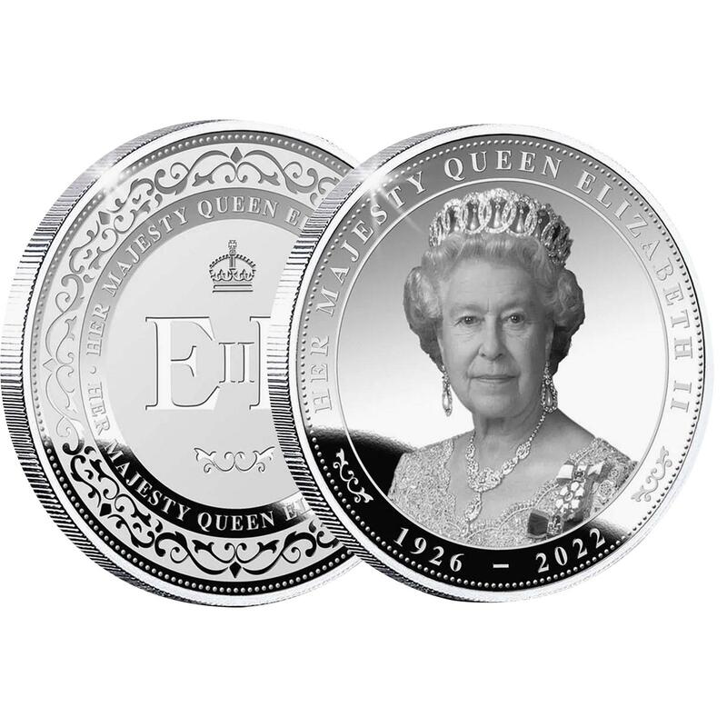 الملكة إليزابيث الثانية التذكارية عملة 1926-2022 يضم جلالة الملكة إليزابيث عملات مقتنيات عملة مجموعات الذكرى السنوية