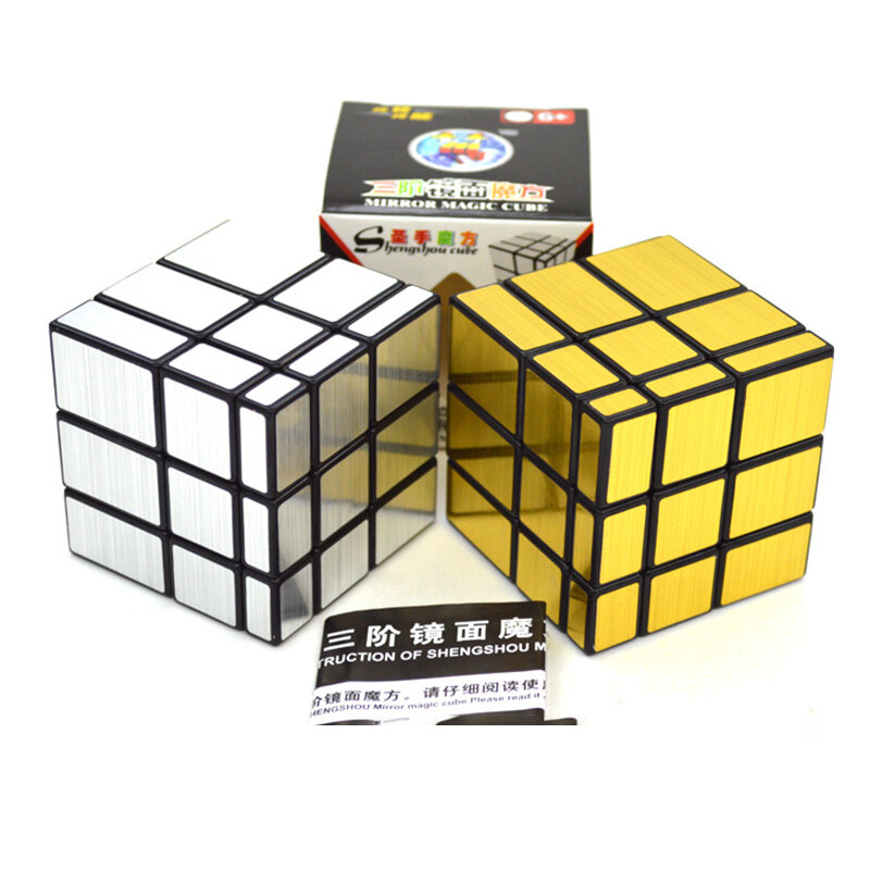 3x3x3 لغز Magico Cubo 3x3 السلس مرآة مكعب المكعب السحري 5.7 سنتيمتر ملتوي لغز مكعب لعبة للأطفال الأطفال المكعب السحري Puzzl