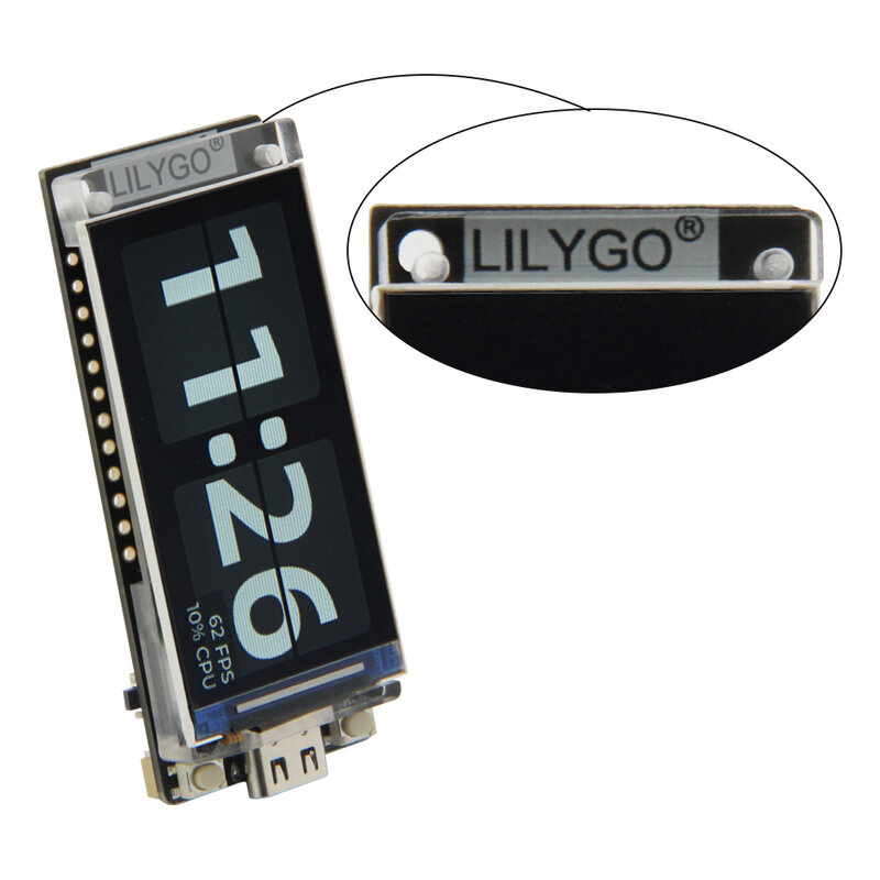 LILYGO® T-Display-S3 ESP32-S3 1.9 بوصة ST7789 شاشة الكريستال السائل مجلس التنمية WIFI بلوتوث 5.0 وحدة لاسلكية 170*320 القرار