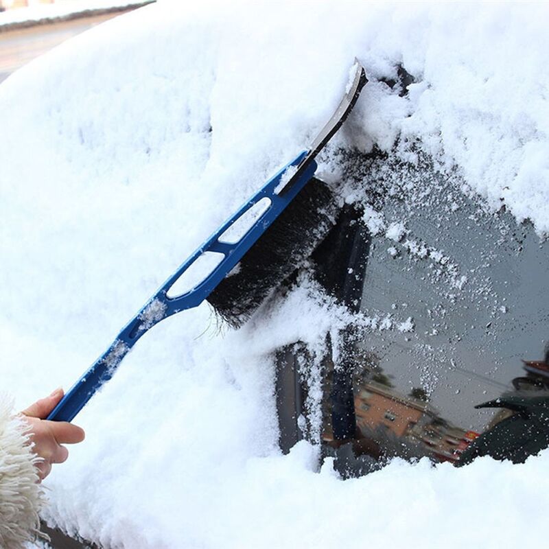 ABS سيارة الثلوج إزالة فرشاة ، 2 في 1 سيارة الجليد مكشطة ، مقبض طويل ، نافذة الأنظف ، كشط أداة ، 43 سنتيمتر ، الشتاء
