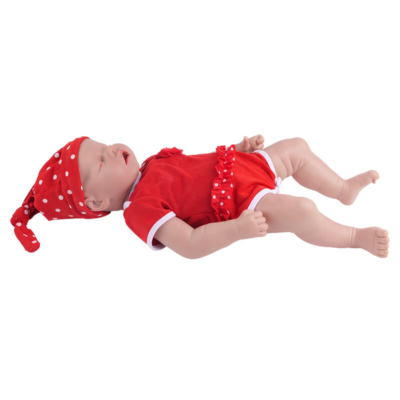 IVITA WG1565 46 سنتيمتر 3.12 كجم 100% كامل الجسم سيليكون تولد من جديد الطفل دمية ألعاب الأطفال واقعية مع مصاصة للأطفال هدية الكريسماس