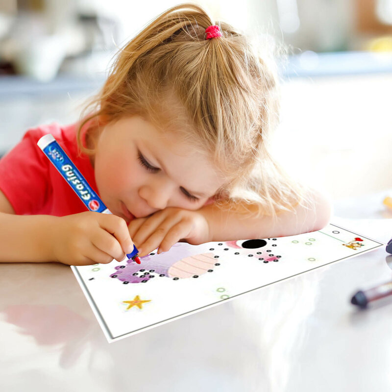 الأطفال ألعاب مونتيسوري التعليمية الرياضيات اللعب لوح رسم القلم التحكم اليد التدريب لصبي فتاة شكل الرياضيات مباراة لعبة كتاب
