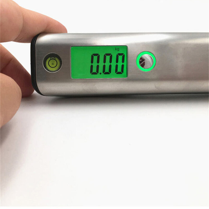 مقياس رقمي محمول مع شاشة LCD ، الأمتعة الإلكترونية ، حقيبة معلقة ، وزن السفر ، حقيبة الأمتعة ، أداة توازن الوزن