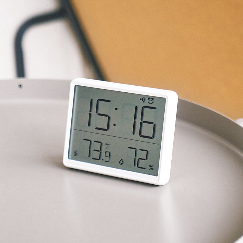 ساعة منبه رقمية متعددة الوظائف ، مقياس الحرارة ، شاشة الرطوبة ، ساعة طاولة مكتب لغرفة الطفل