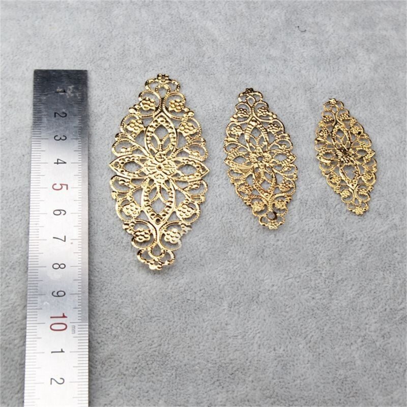 مادة تاج الملكة الرائعة على الطراز الصيني نمط الأزهار ملحقات معدنية متعددة الأنواع مثالية للعرائس DIY 28TF
