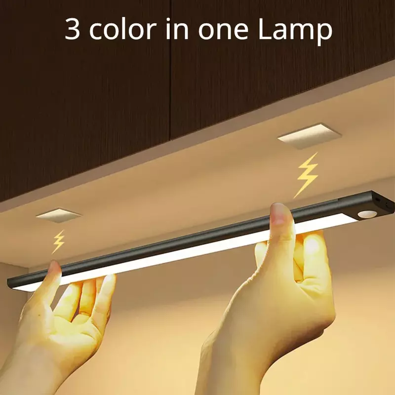 لاسلكي LED استشعار الحركة الخفيفة ، ضوء الليل ، USB ، تحت خزانة ، المطبخ ، غرفة نوم ، خزانة الملابس ، الإضاءة في الأماكن المغلقة