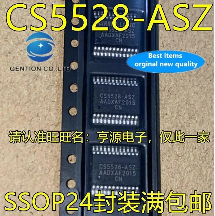5pcs 100% orginal new  CS5528 CS5528ASZ CS5528-ASZ SSOP24 analog-to-digital converter chip