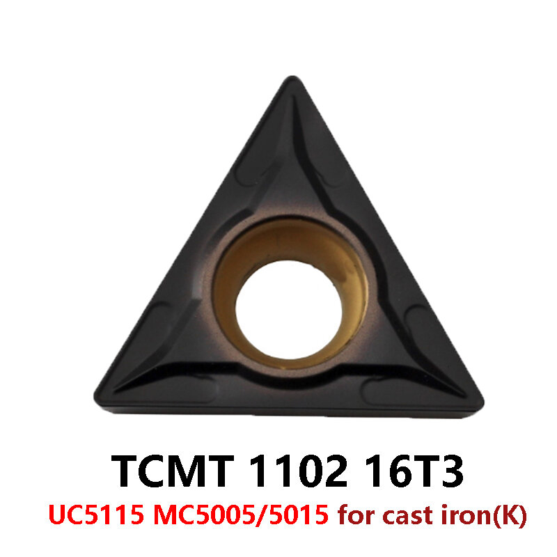 أداة القطع المخرطة الأصلية TCMT110204 TCMT16T304 TCMT16T308 UC5115 TCMT 16T308-MK MC5005 MC5015