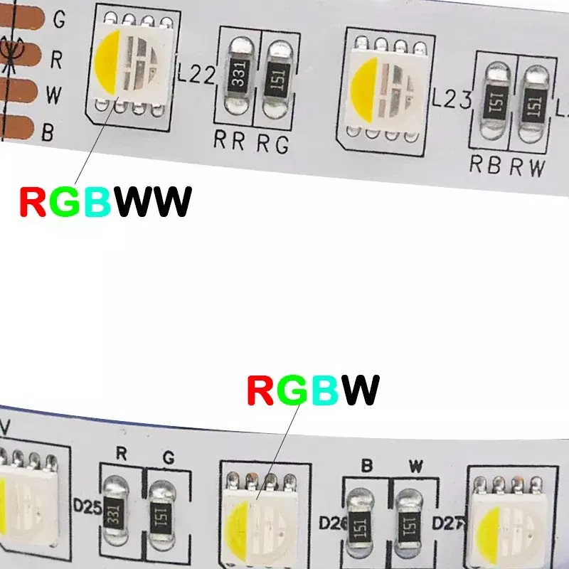 شريط إضاءة LED مرن عالي السطوع ، شريط ، شريط مصباح ، SMD ، RGBW ، RGBW ، 5 أمتار ، 4 ألوان في 1 ، 60 ، 84 ، 96 مصباح ، م ، 12 فولت ، 24 فولت ، SMD ، IP30 ، ip65 ، IP67