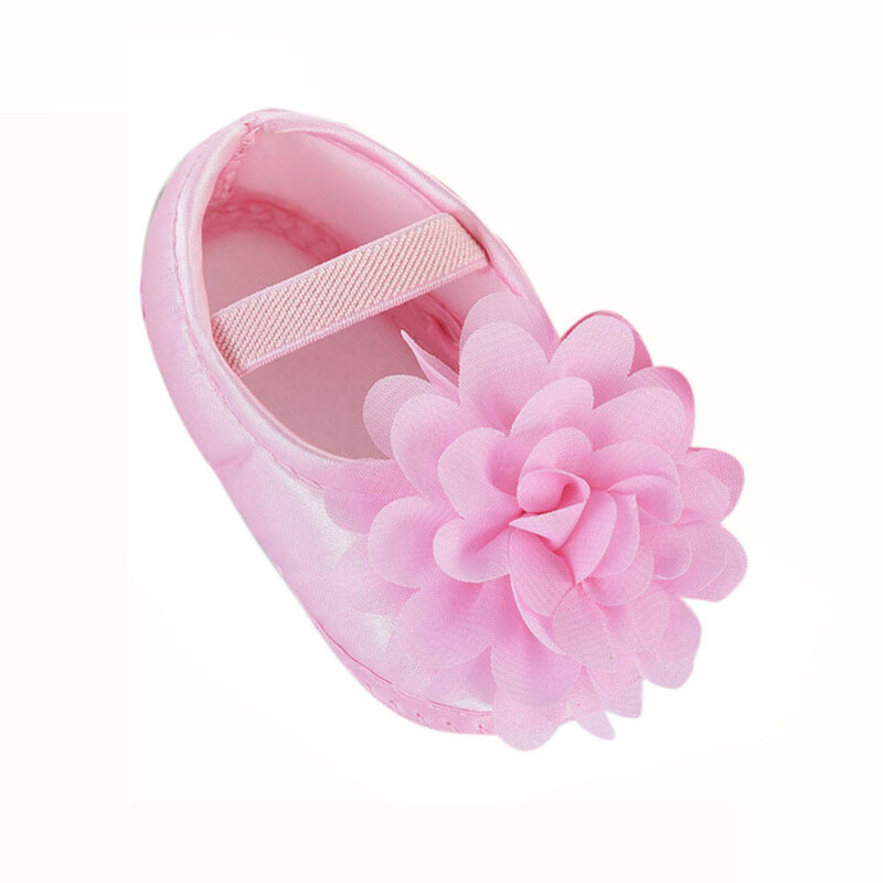 حذاء مشي شيفون للفتيات الصغيرات ، طفل صغير ، طفل ، رباط مطاطي ، حديث الولادة ، Pk 12