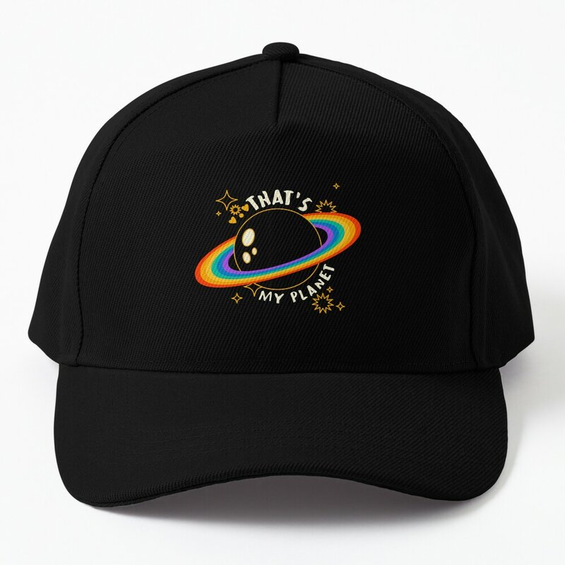 قبعة بيسبول للرجال والنساء ، نزهة الشاطئ ، قبعة مصمم ، قبعات الكرة ، كوكب قوس قزح ، ديربي